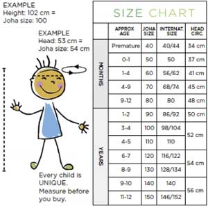 Joha ecologisch baby rompertje 62887 maatadvies